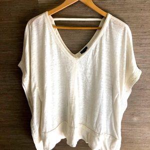 100% Linen dolman top - Ann Taylor